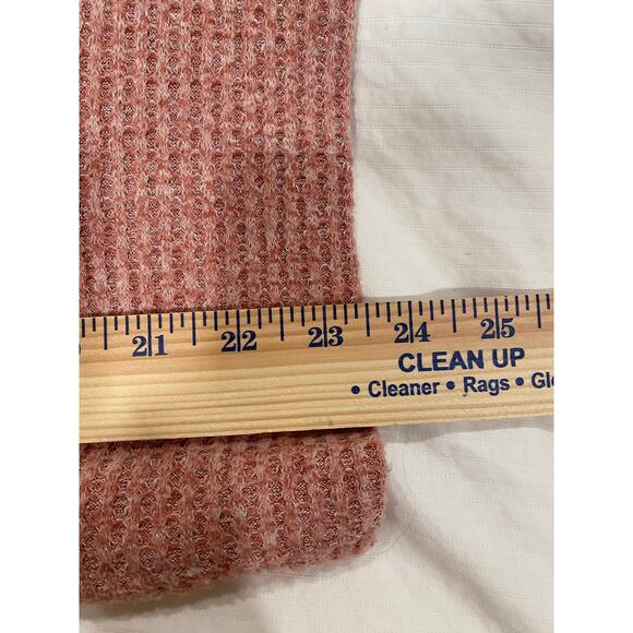 Saturday Sunday by Anthropologie Women’s S Ribbed Half-Zip Sweater Pink Knit - Picture 9 of 9